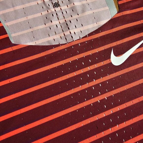 Nike Aeroswift Running Racing Singlet Tank Top Dri-Fit ADV Red Orange Medium M - Picture 11 of 17